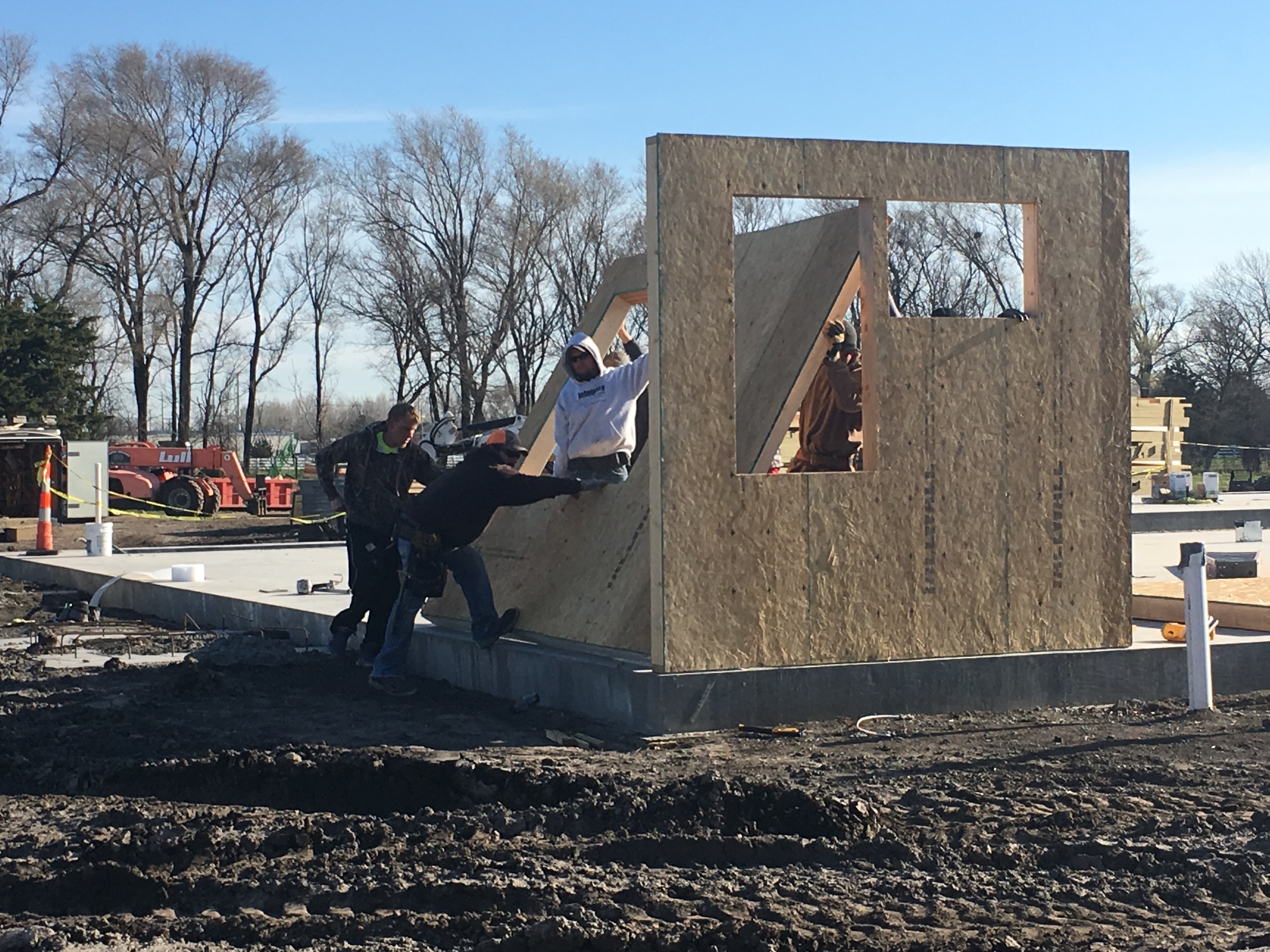 Paden cottage concrete work