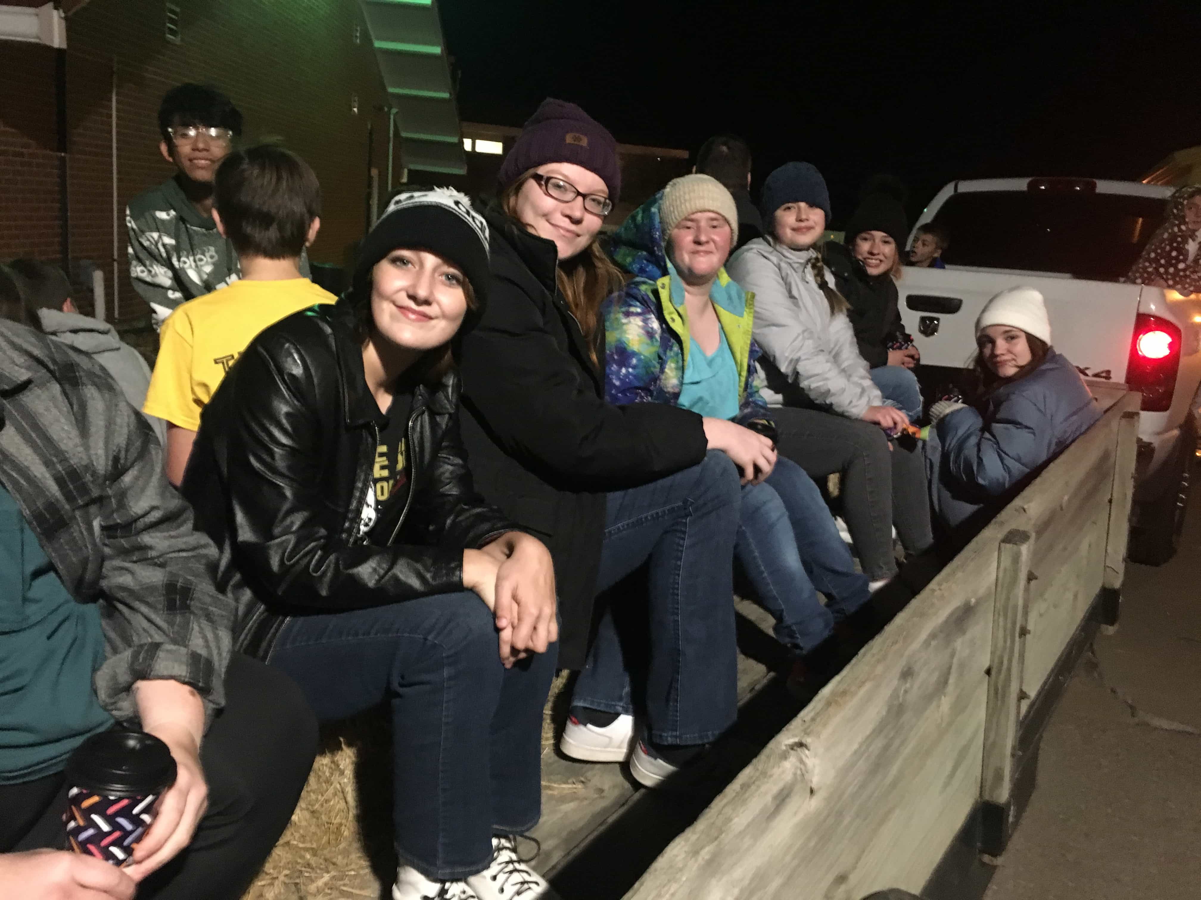 Halloween Hay Rack Ride