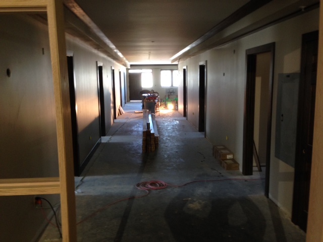 Paden cottage hallway to rooms